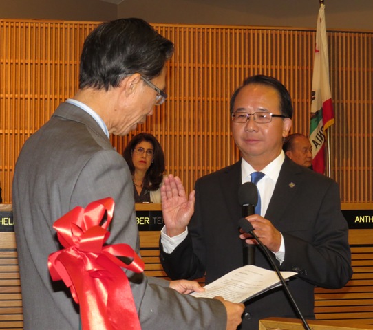 110314 - Mayor Pro Tem P. Chan Installation